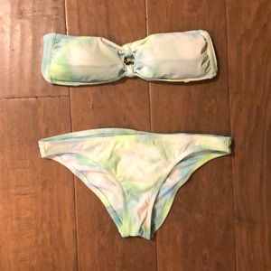Hand Tye Dyed 2 Piece Bathing Suit